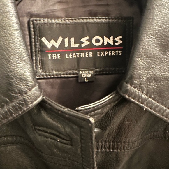 Wilson Black Leather Jacket for Women like new. - Picture 3 of 7